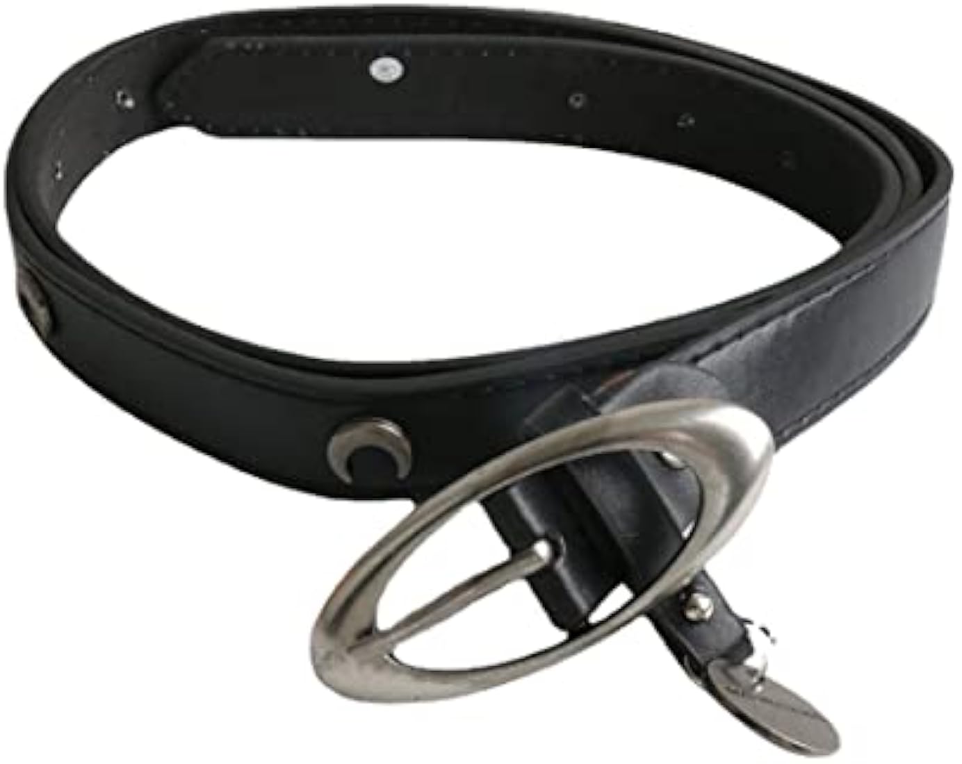 grunge fade gimmick leather belt y2k
